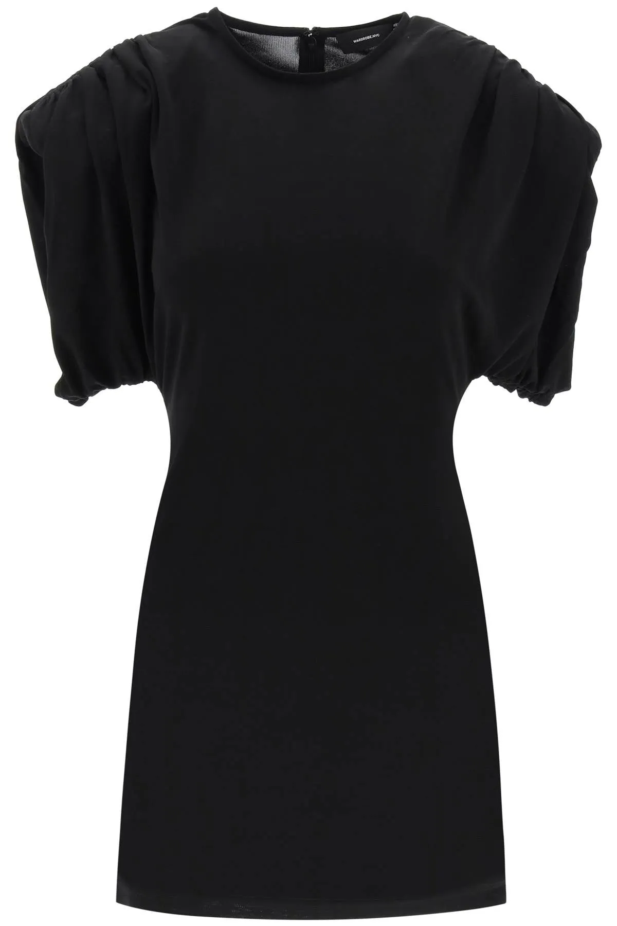 Mini Sheath Dress With Structured Shoulders