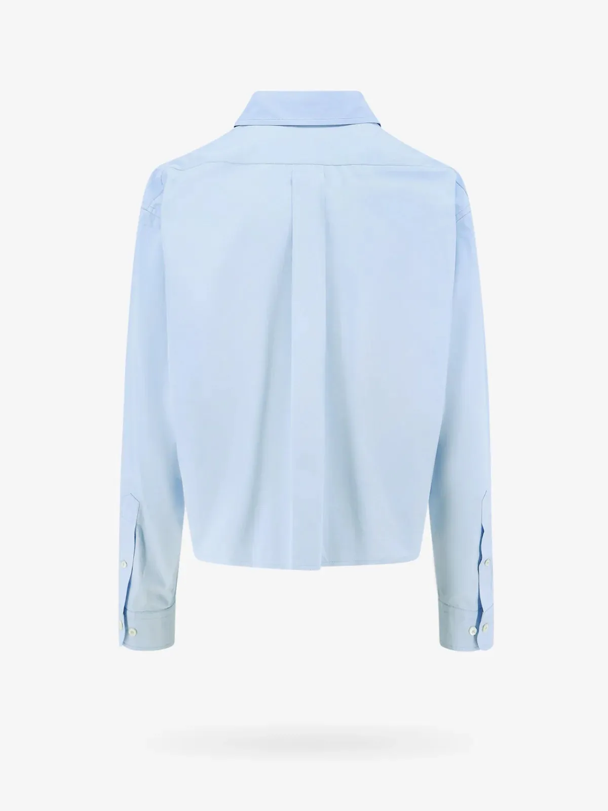 MiuMiu  |Casual Style Long Sleeves Plain Cotton Office Style Logo