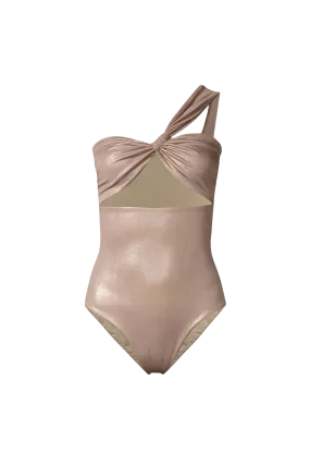 Narcissus One-Piece in Dusty Rose