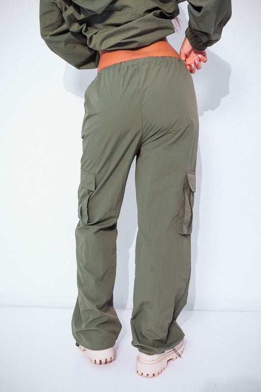 NYLON CARGO PANTS