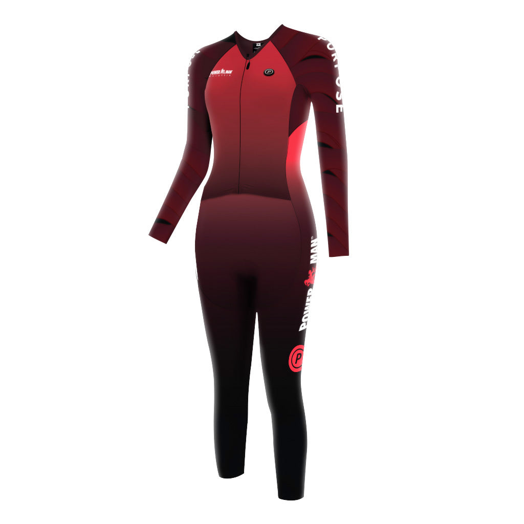 Official POWERMAN Malaysia Women Hypermesh ELITE Full Length Race Suit