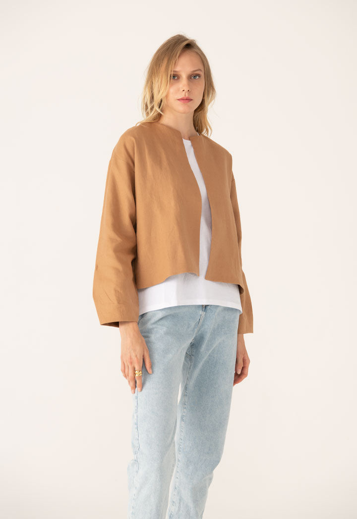 Open Front Linen Outerwear