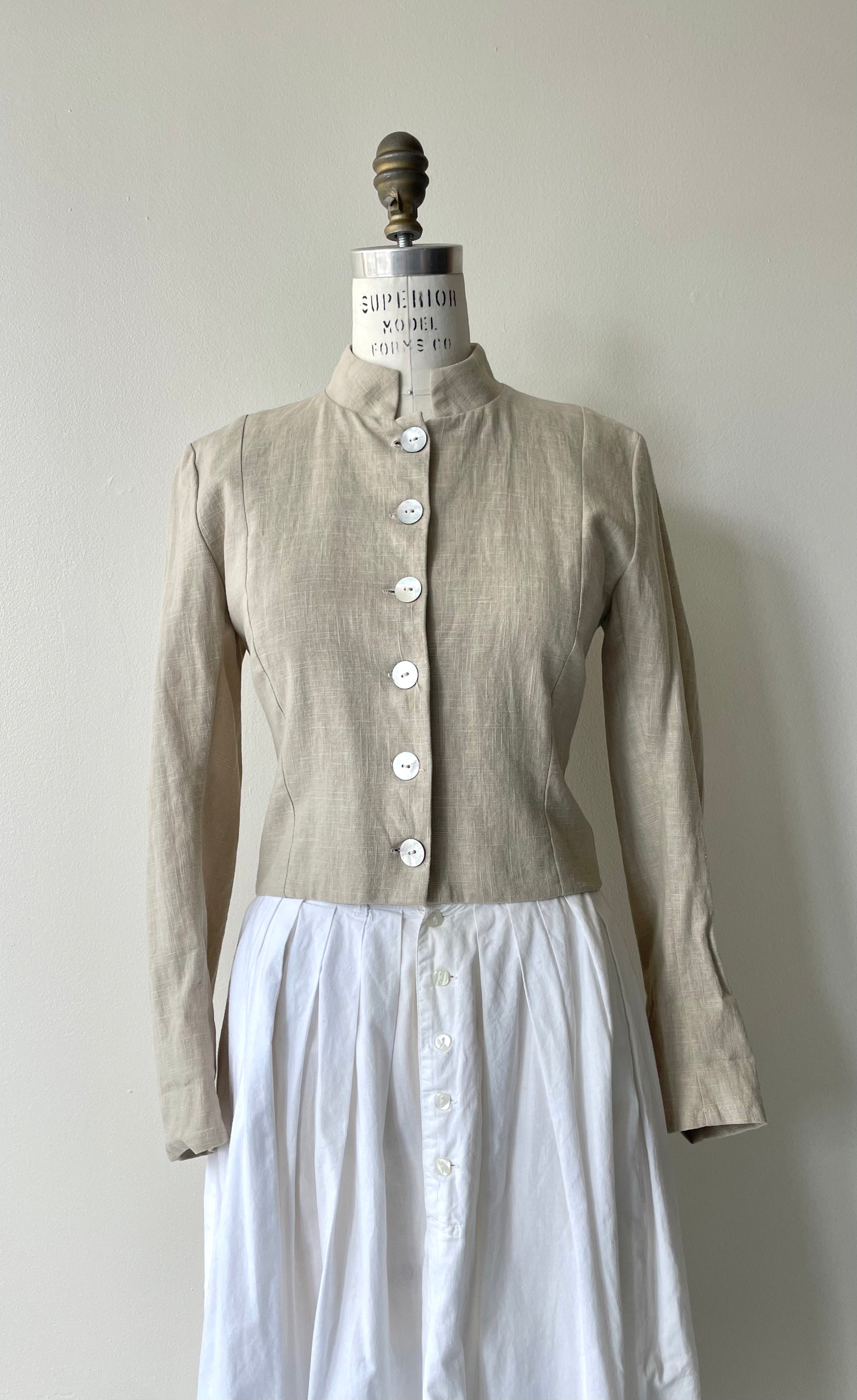 Ovate Linen Jacket