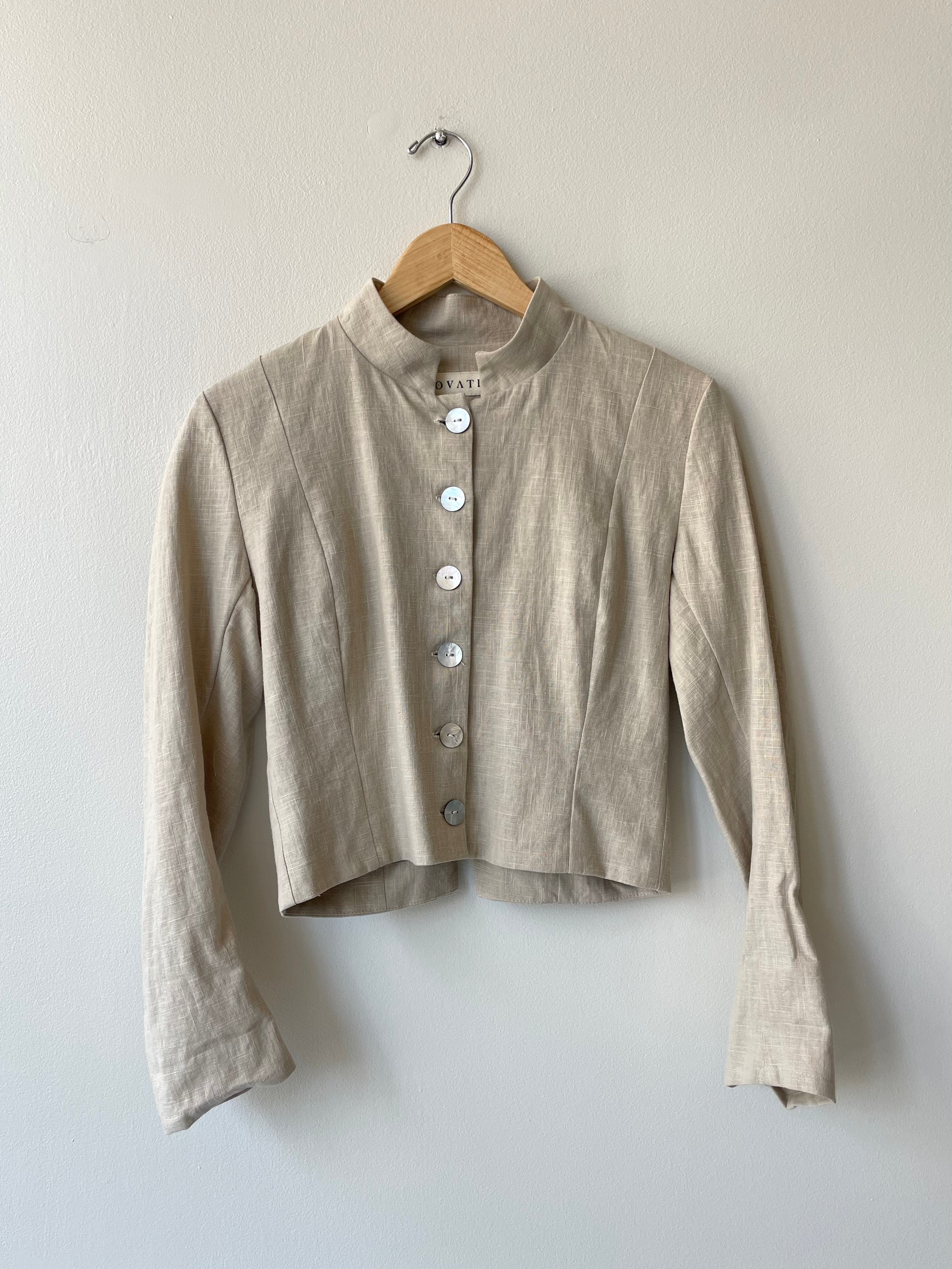 Ovate Linen Jacket