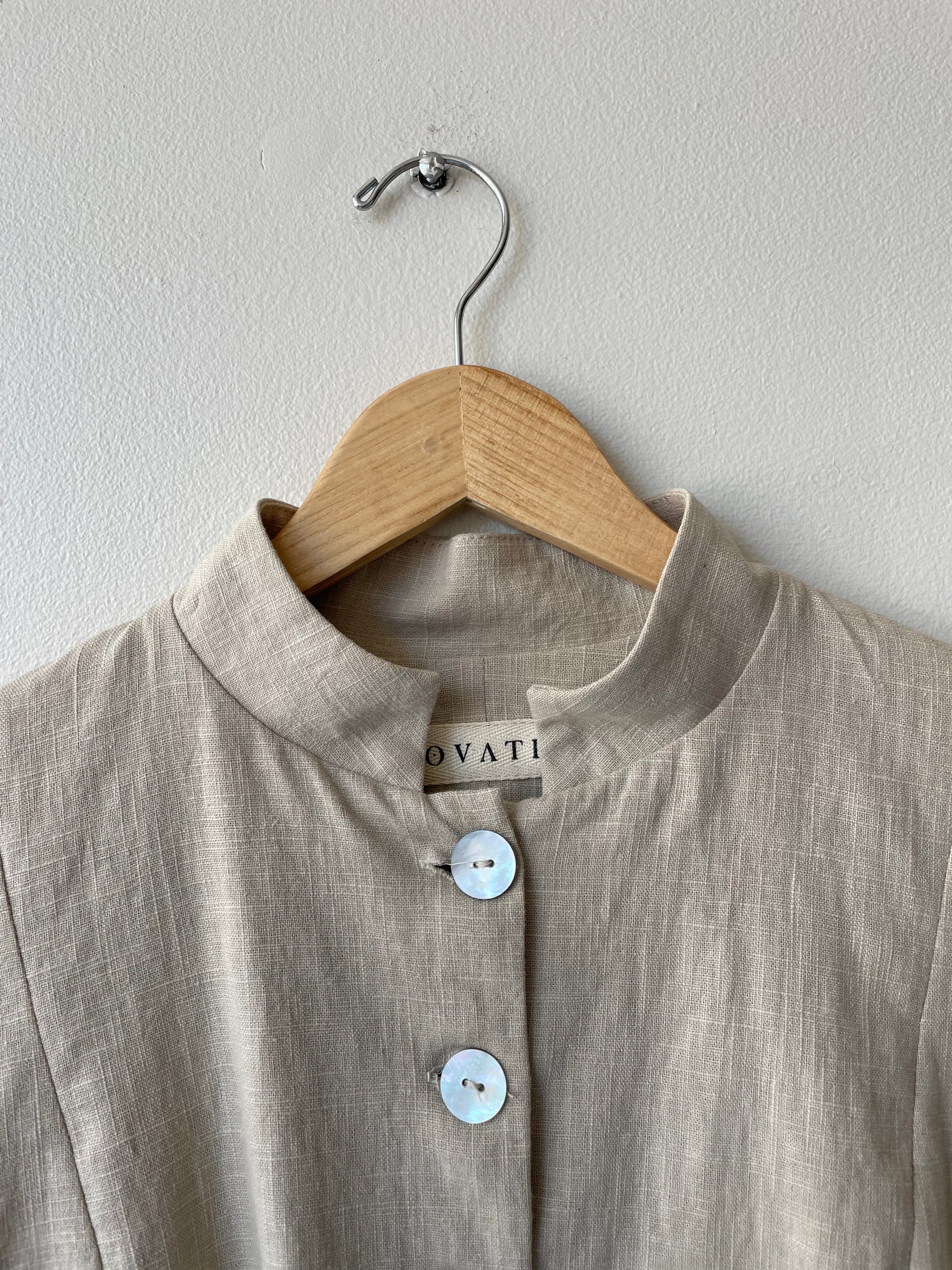 Ovate Linen Jacket