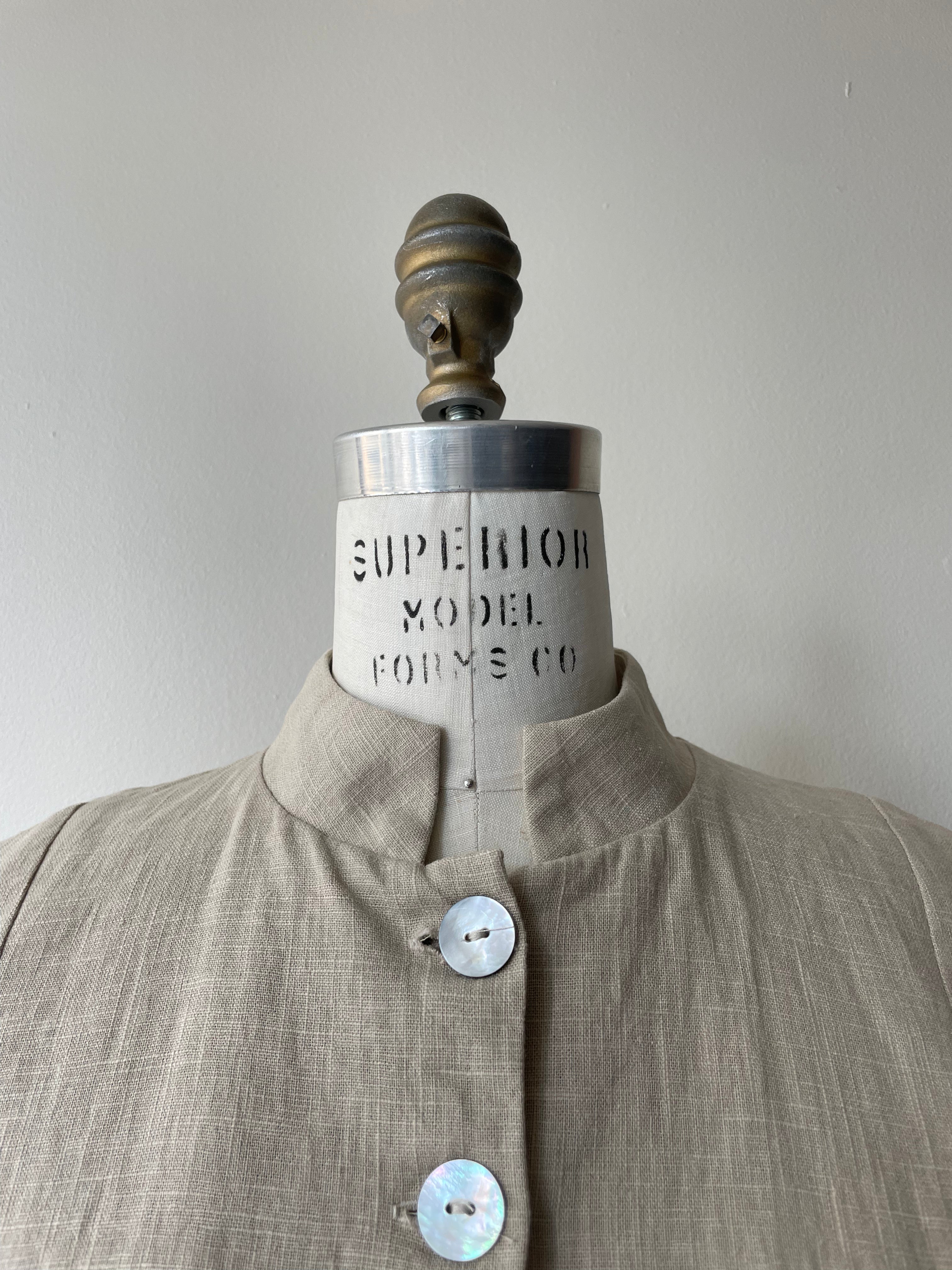 Ovate Linen Jacket