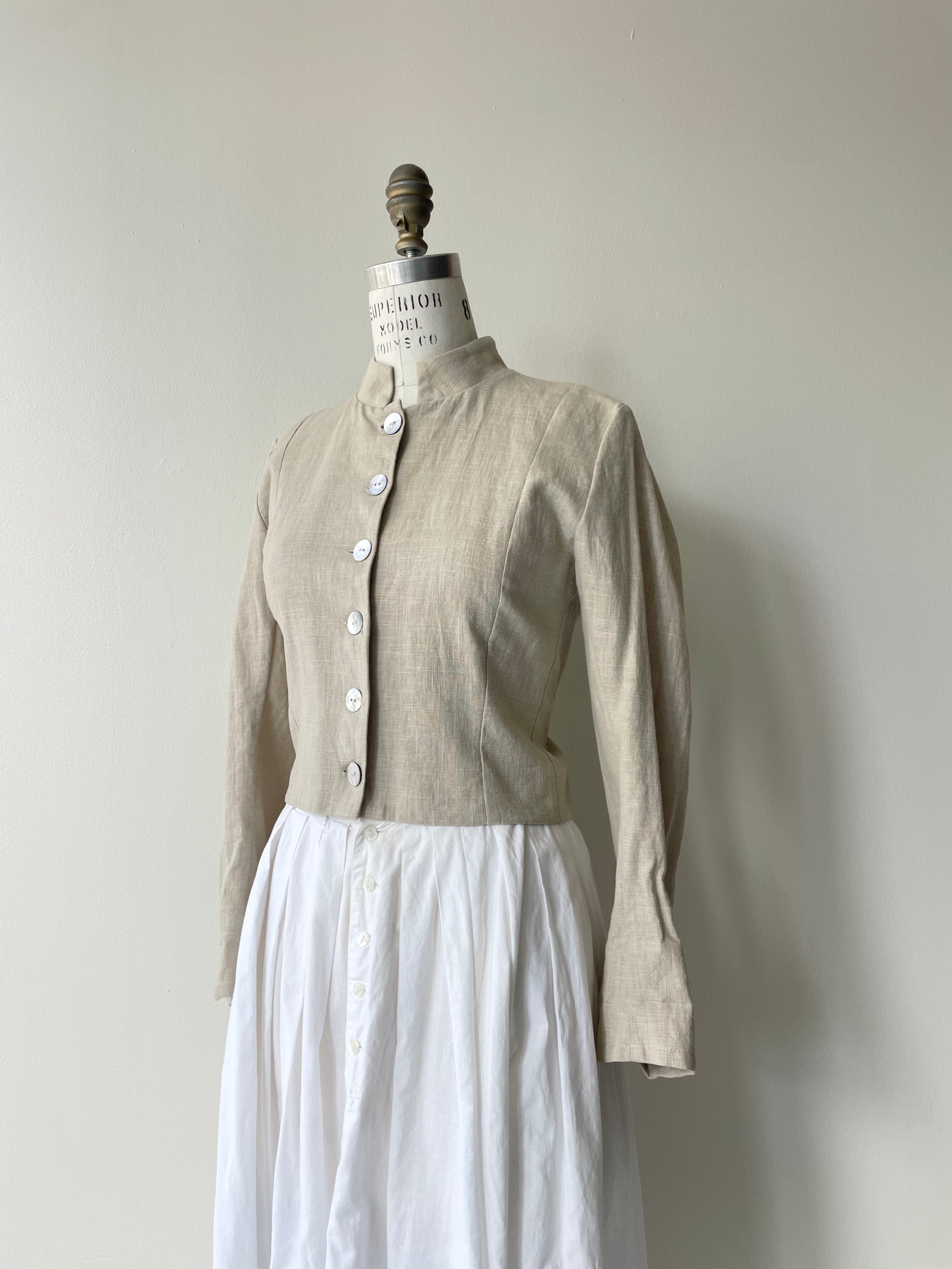 Ovate Linen Jacket