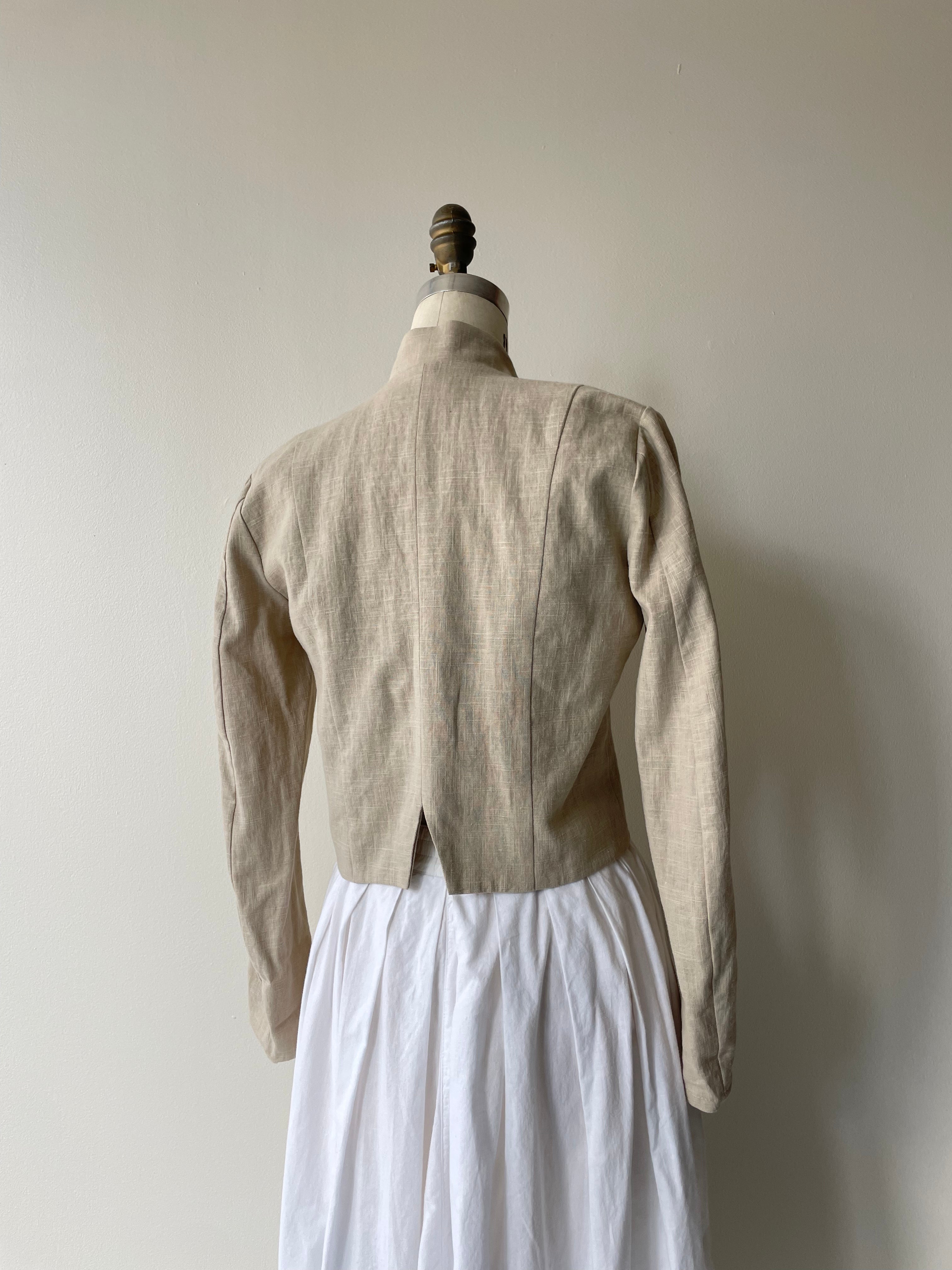 Ovate Linen Jacket