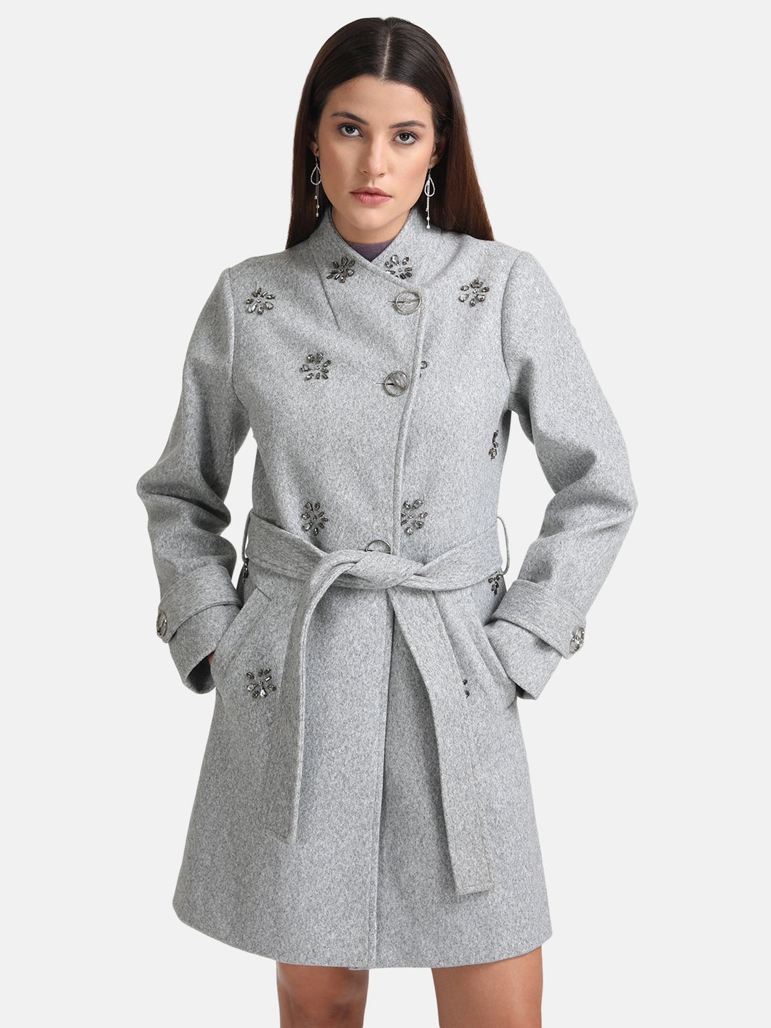 Overcoat With Embellishment