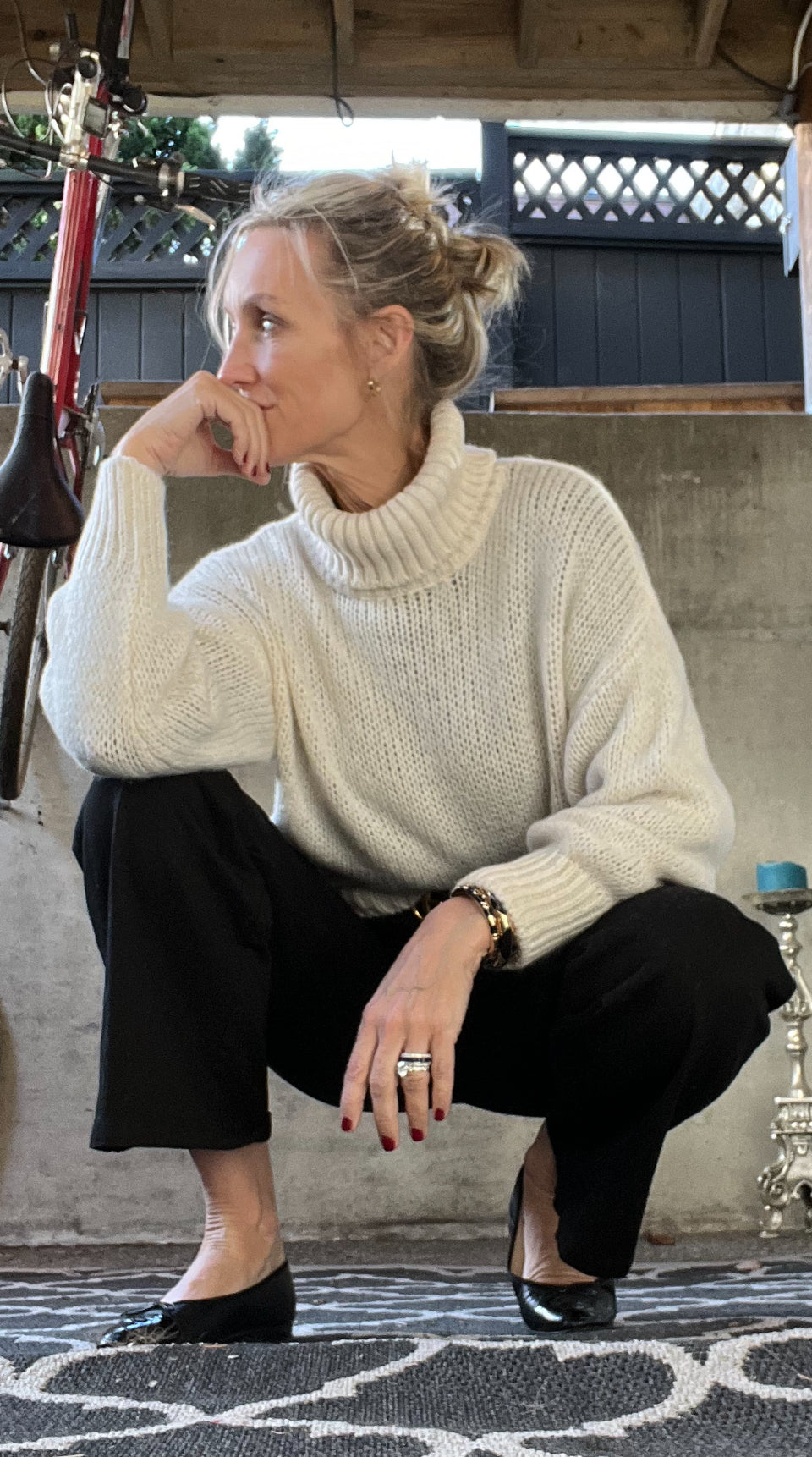 Oversize Italian Turtleneck