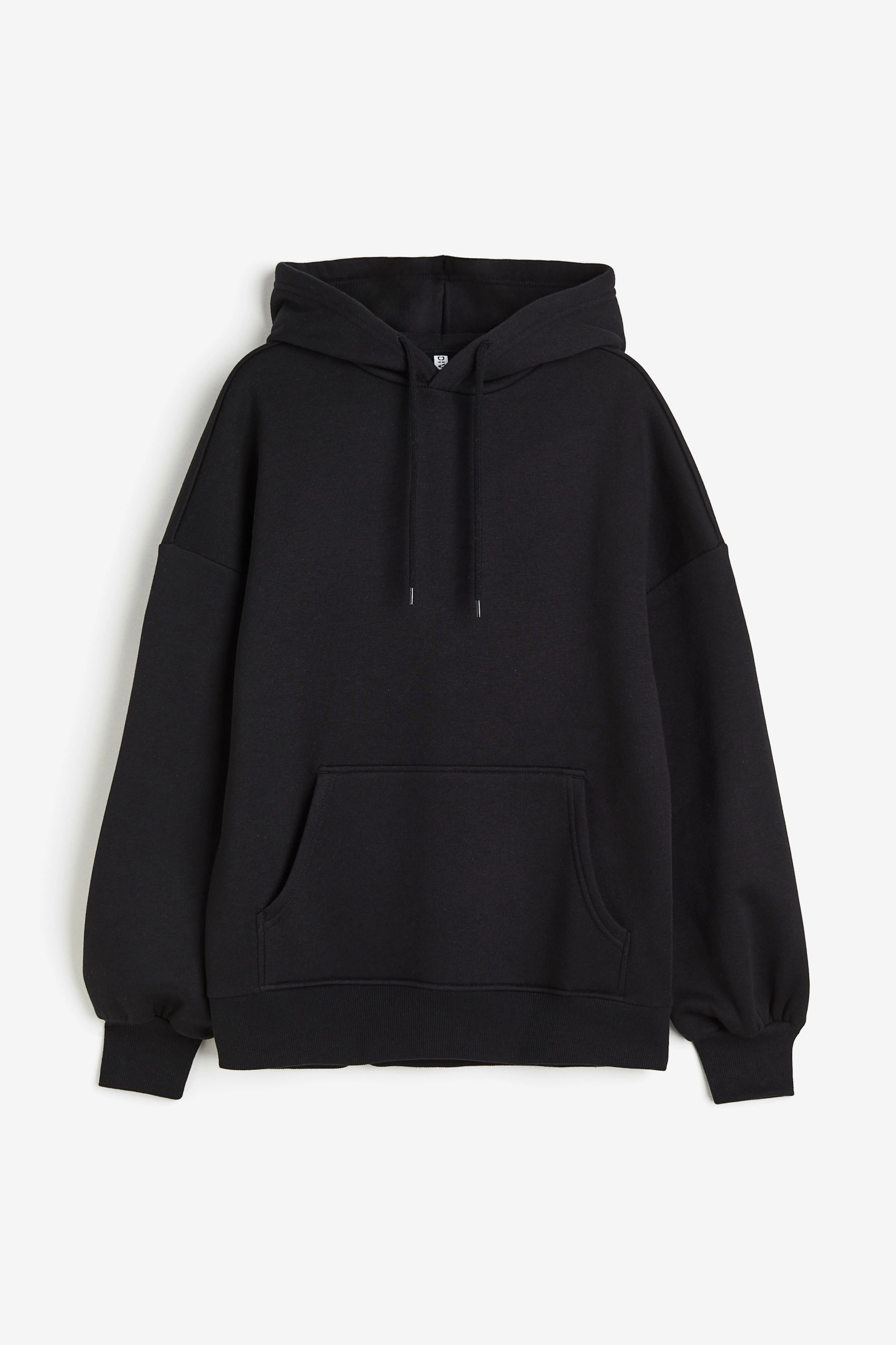 Oversized hoodie - Long sleeve - Regular length - Black - Ladies | H&M GB