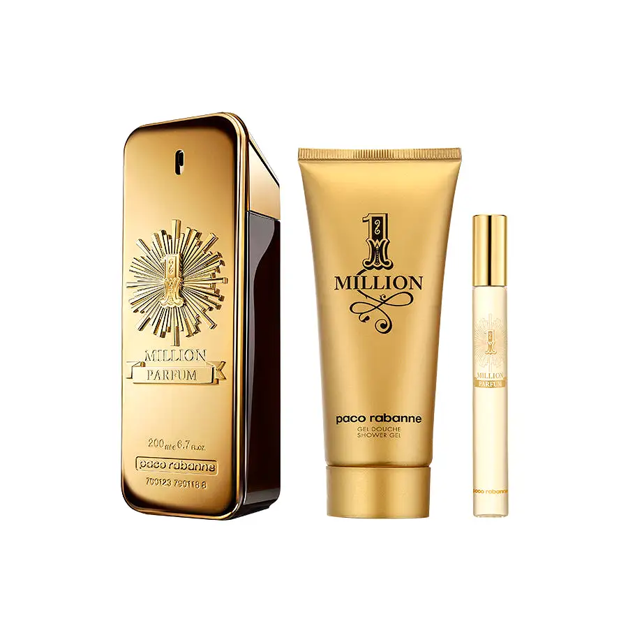 Paco Rabanne Million 3pc Gift Set EDP 3.4 oz 100 ml Men