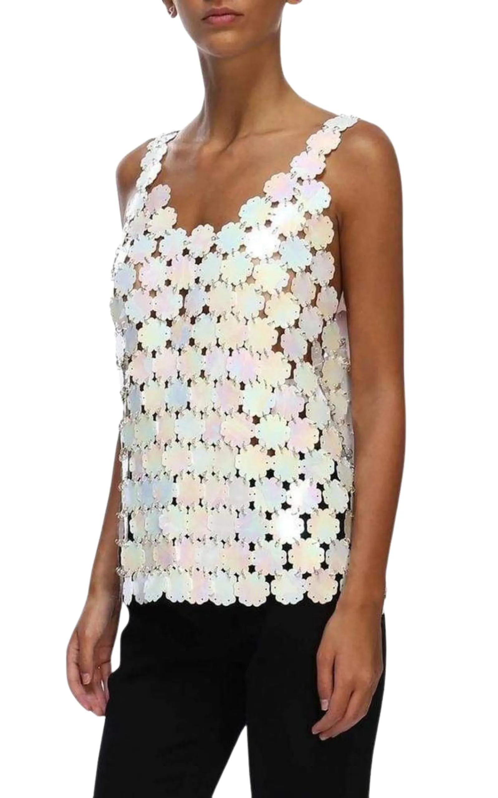 paco rabanne  |Pearl Blossom Element Top