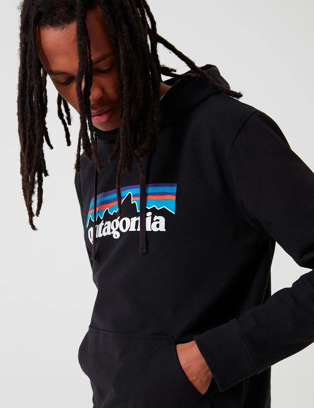 Patagonia P-6 Logo Uprisal Hoody - Black