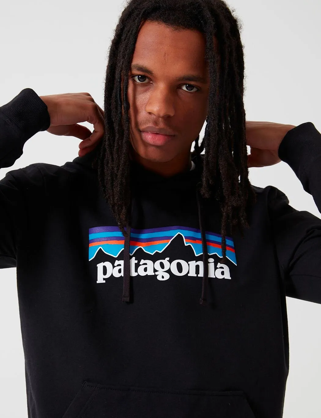 Patagonia P-6 Logo Uprisal Hoody - Black