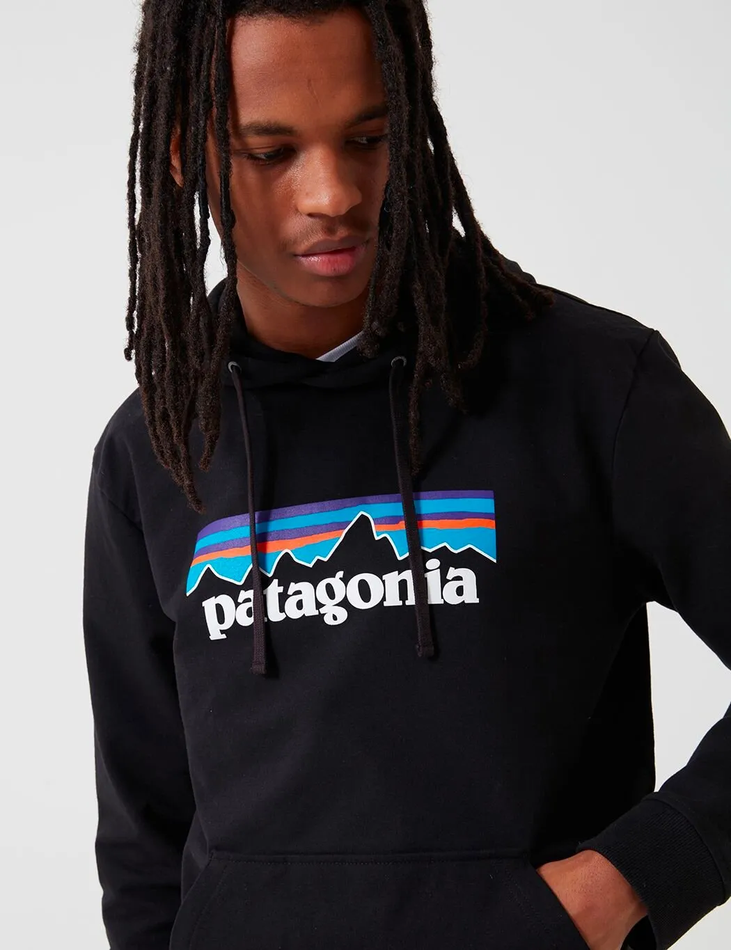 Patagonia P-6 Logo Uprisal Hoody - Black