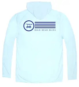 Performance Long Sleeve Circle w/ Stripes Hoodie - Arctic