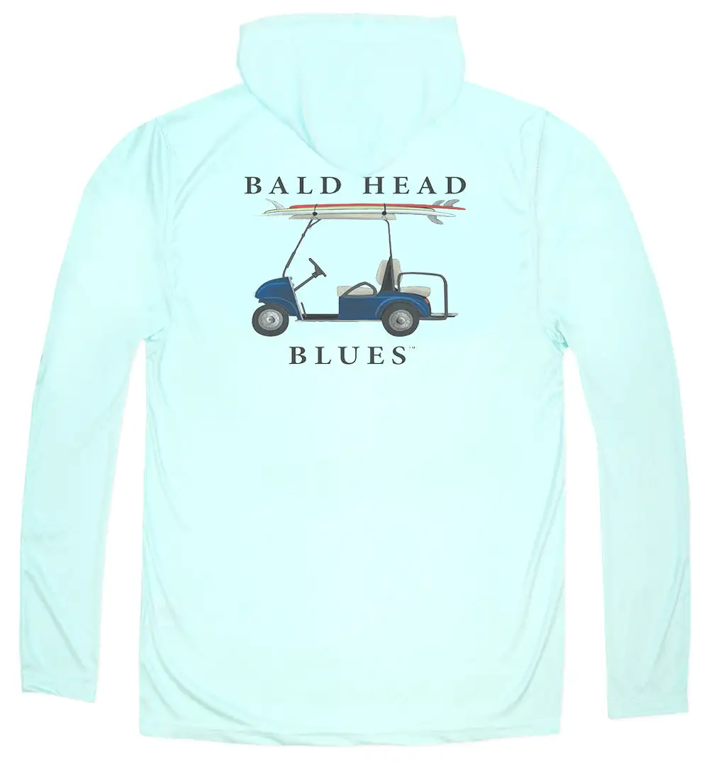 Performance Long Sleeve Golf Cart Hoodie - Seagrass