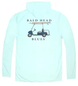 Performance Long Sleeve Golf Cart Hoodie - Seagrass