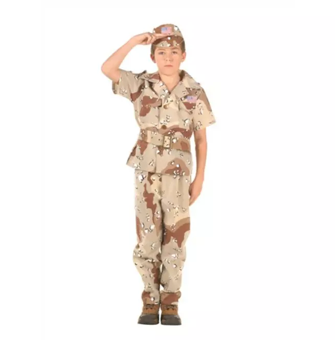 Punk Kid's 4 Piece Desert Storm Fox Costume