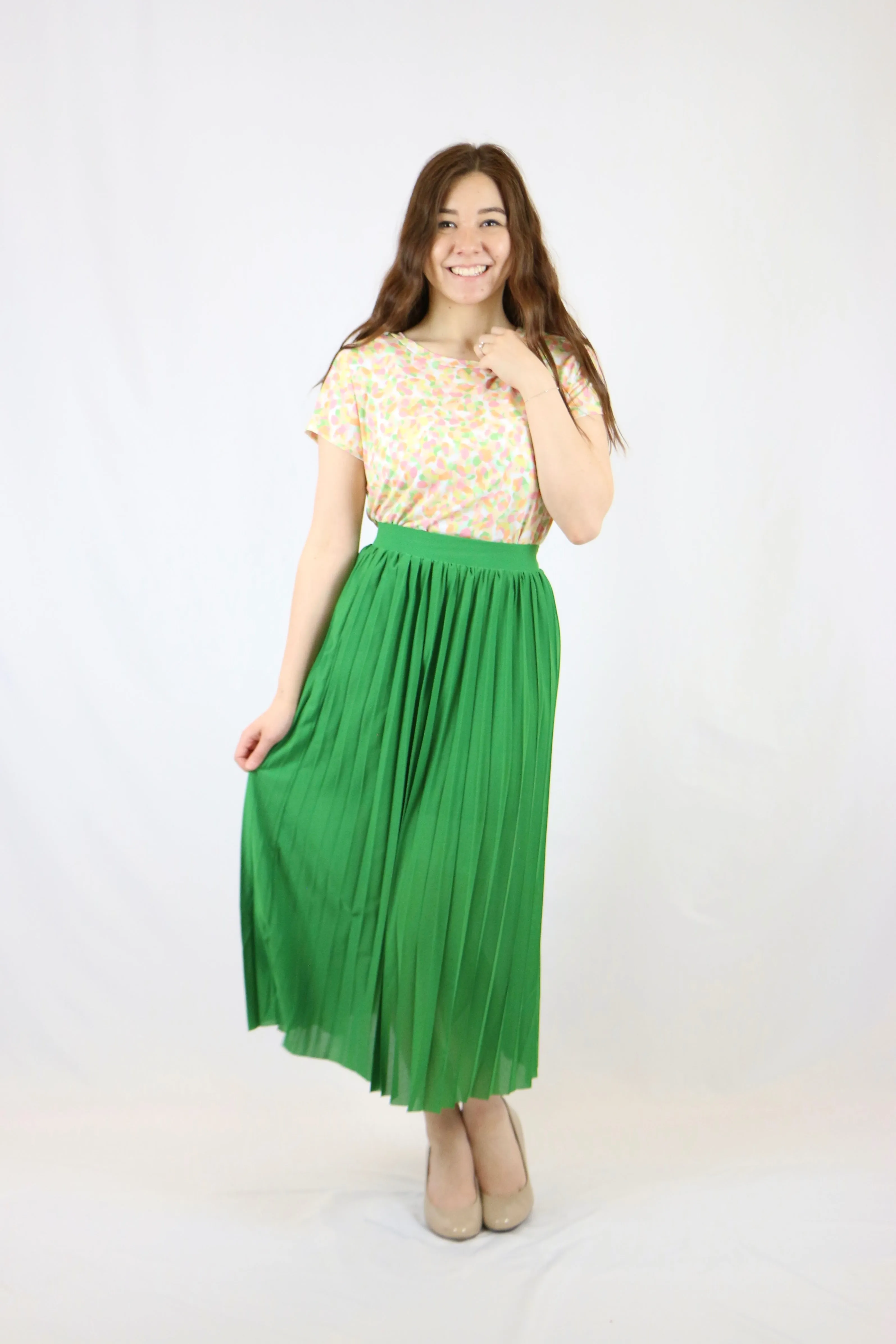 Rena Skirt - Kelly Green