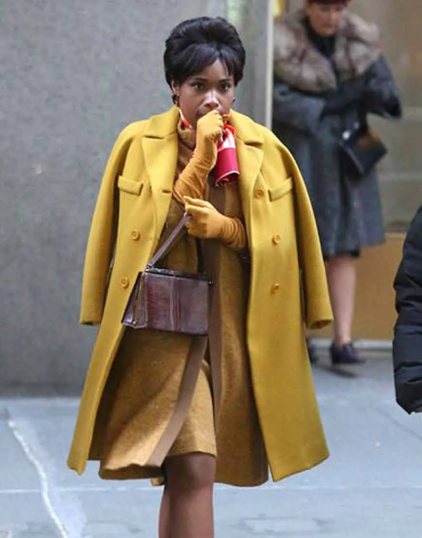 Respect 2021 Jennifer Hudson Yellow Coat | Aretha Franklin Yellow Coat