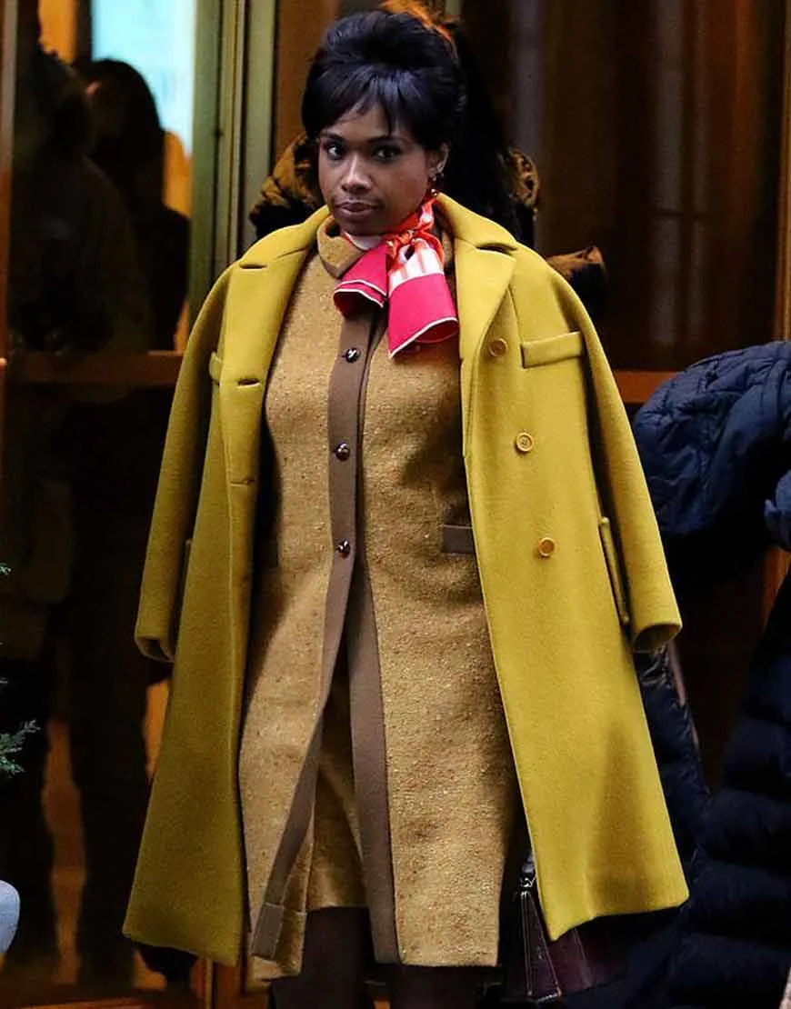 Respect 2021 Jennifer Hudson Yellow Coat | Aretha Franklin Yellow Coat