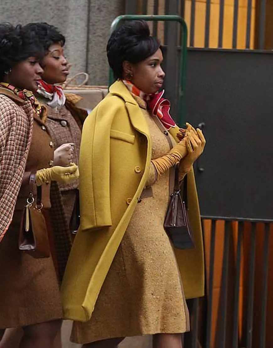 Respect 2021 Jennifer Hudson Yellow Coat | Aretha Franklin Yellow Coat