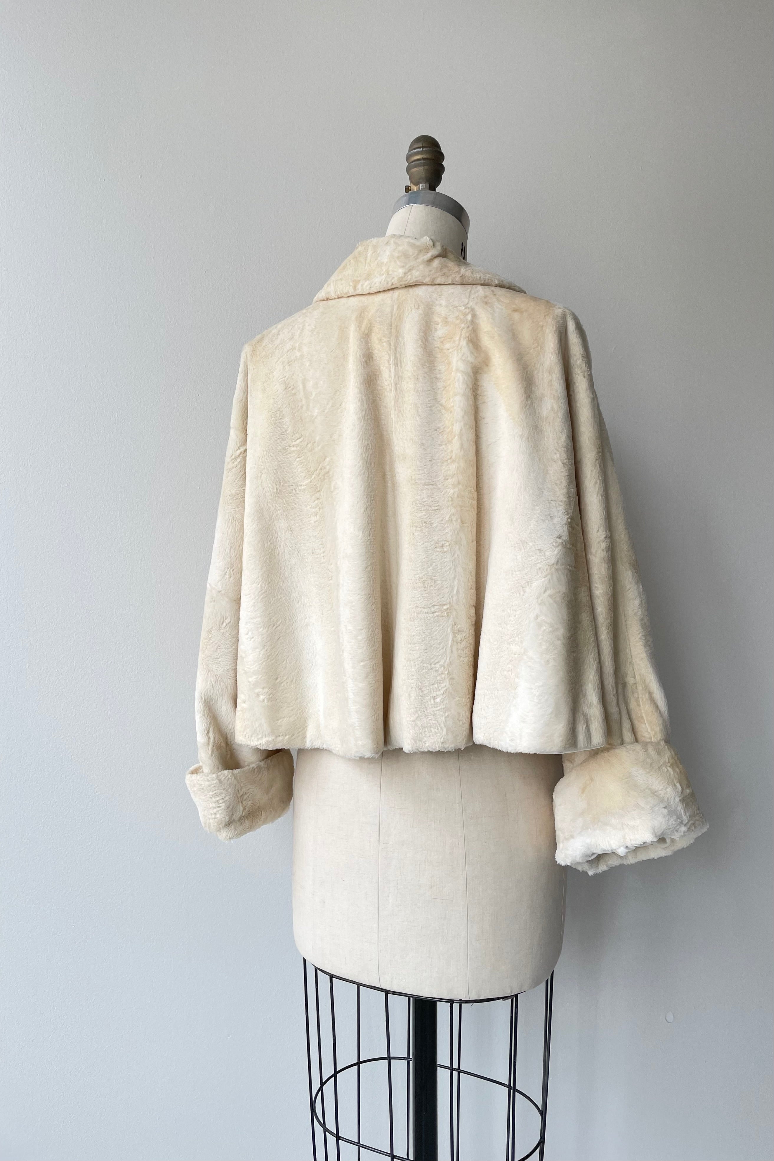 Sheared Mink Cropped Jacket | 1930s