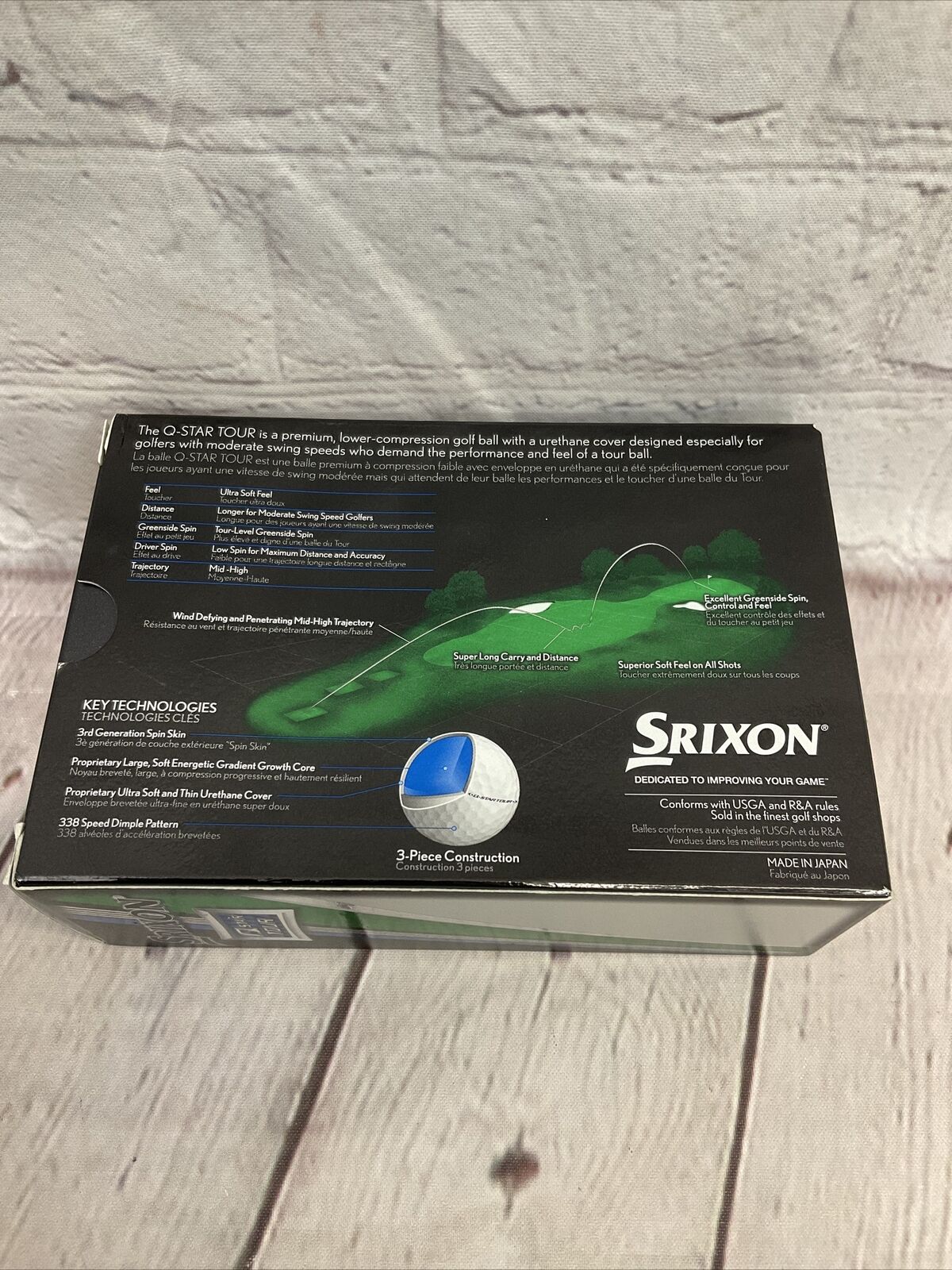 Srixon Q-Star Tour Half Dozen - Kelly Green