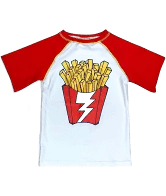 S/S Rash Guard / Shazam Fries