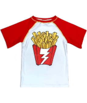 S/S Rash Guard / Shazam Fries