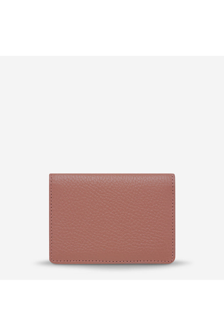 Status Anxiety - Easy Does It - Card Wallet - Dusty Rose