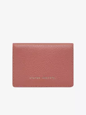 Status Anxiety Easy Does It Wallet - Dusty Rose