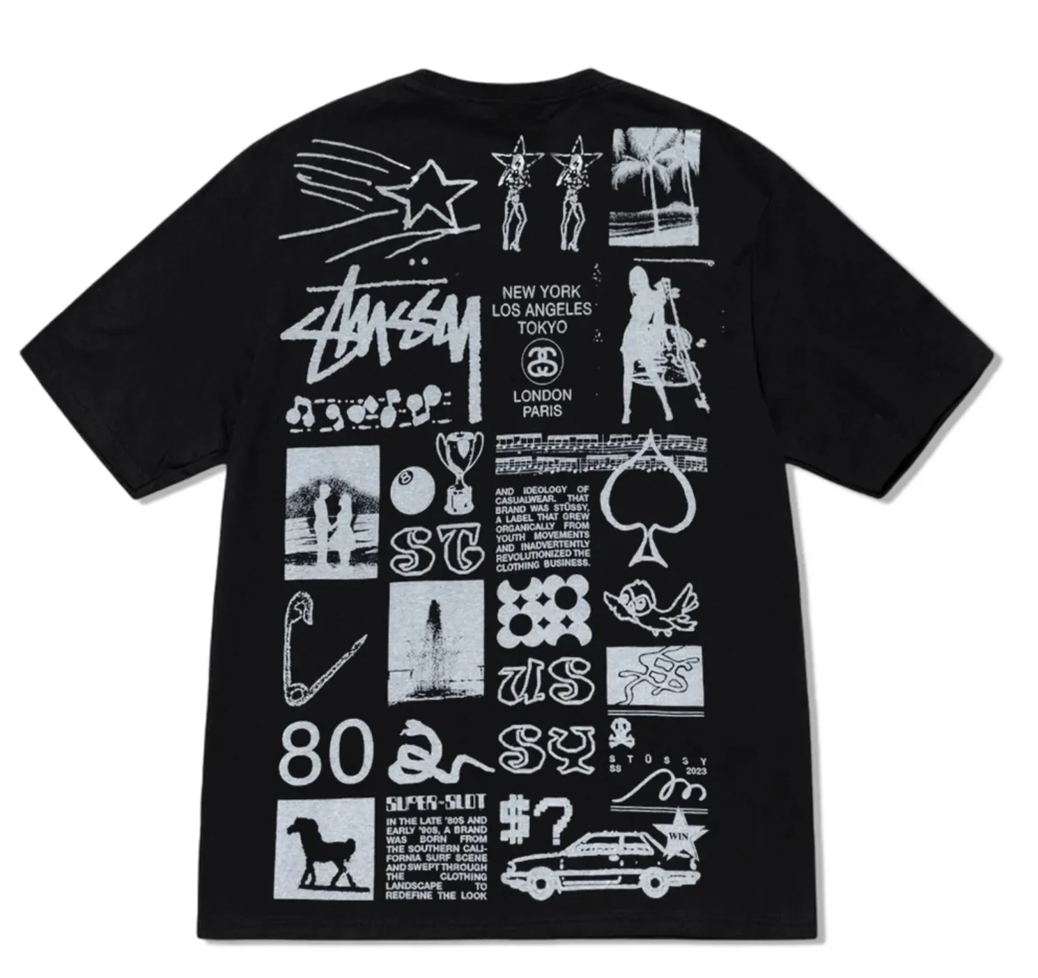 STUSSY  |Unisex Street Style Cotton Short Sleeves Logo Skater Style