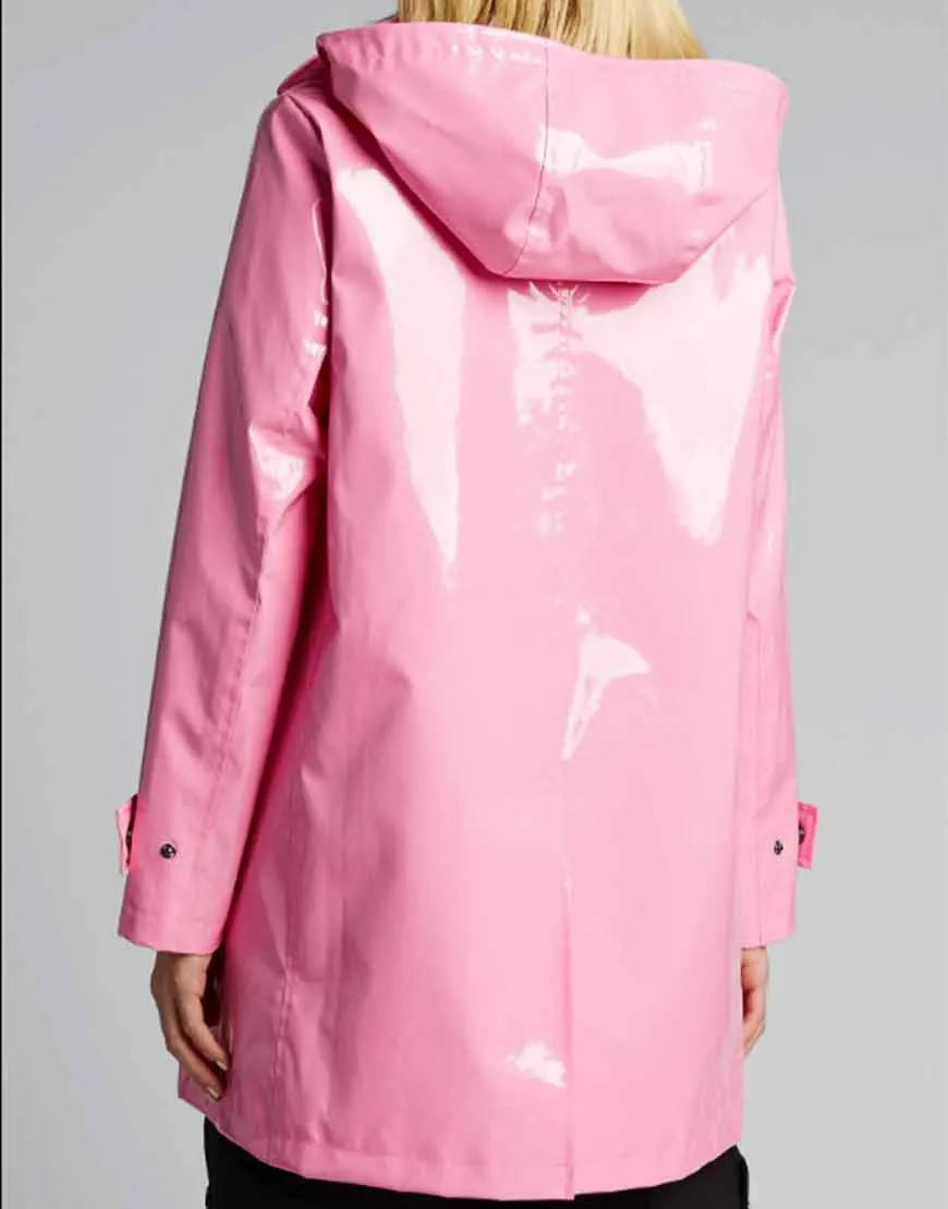 The Today Show Savannah Guthrie Pink Rain Coat | Ujackets.com