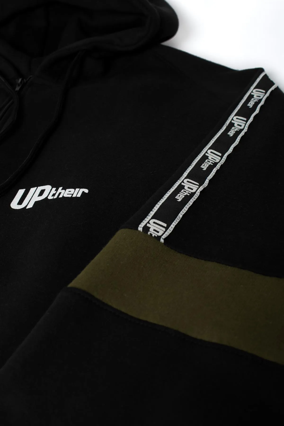 Uptheir Chill Hoody - Black Khaki