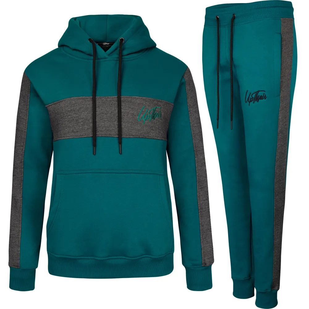 Uptheir Emma Hoody & Jogger Tracksuit Set - Green