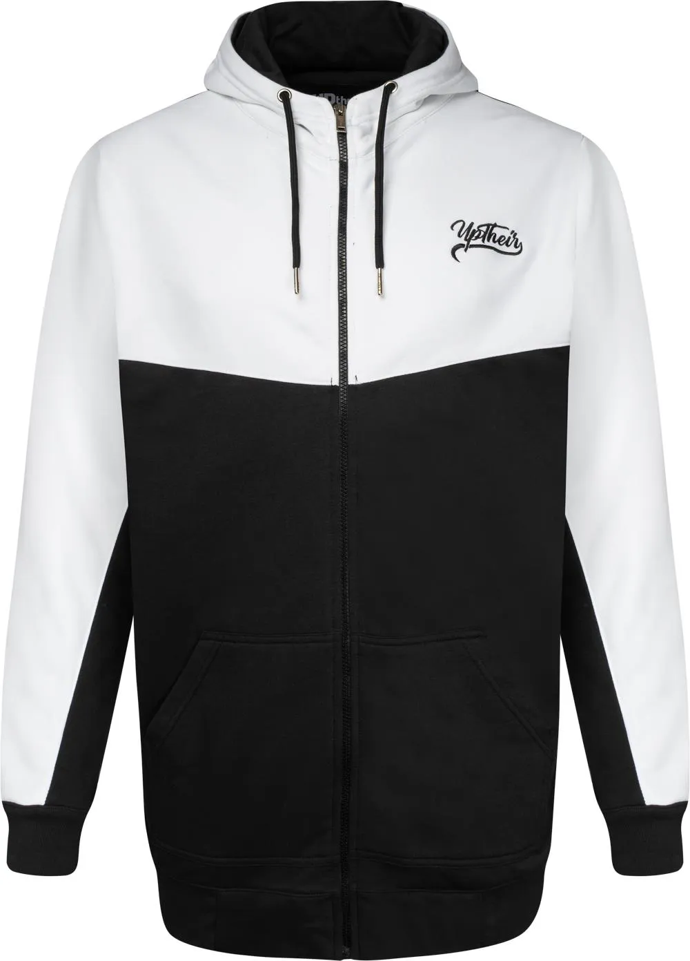 Uptheir Stacking Zip Through Hoody - White