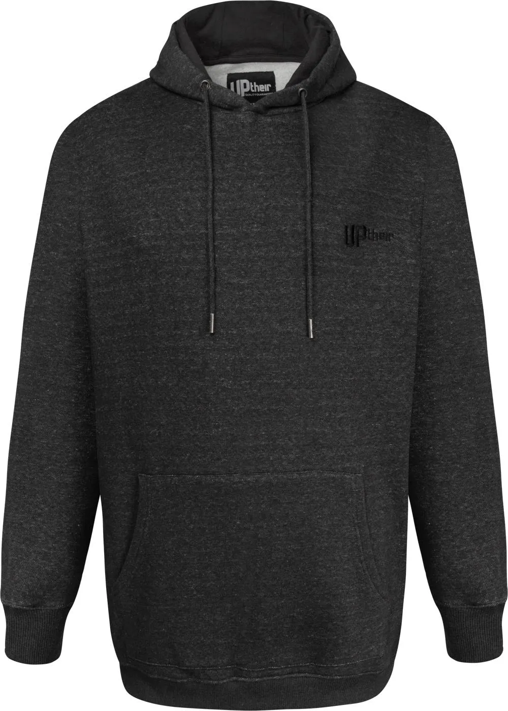 Uptheir Ville Contrast Hood Lining Hoody - Charcoal