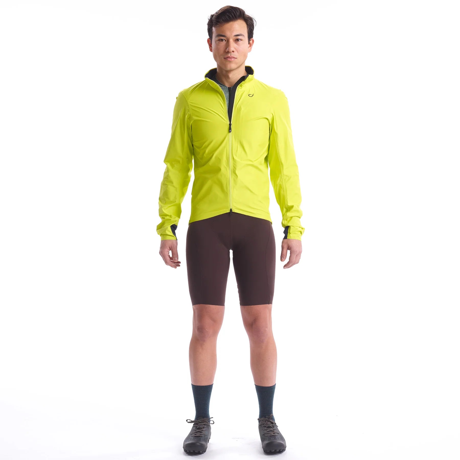 VELOCIO MENS ULTRALIGHT RAIN JACKET CITRON