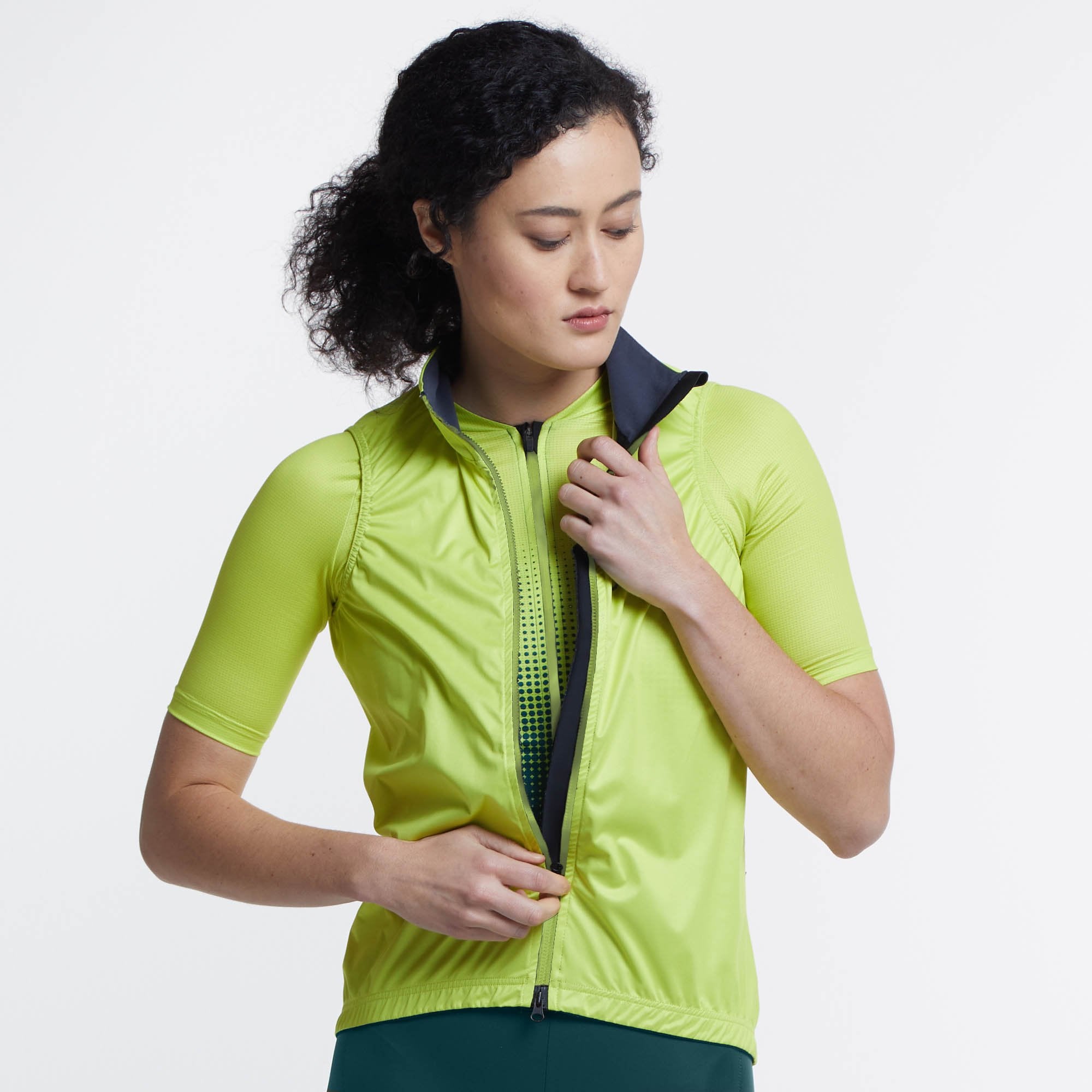 VELOCIO WOMENS WIND VEST CITRON