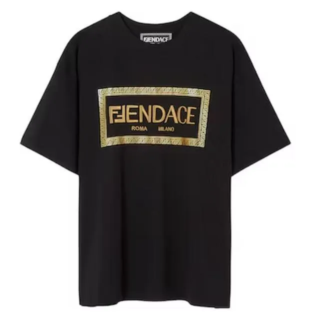 VERSACE  |Collaboration Short Sleeves Logo Luxury T-Shirts