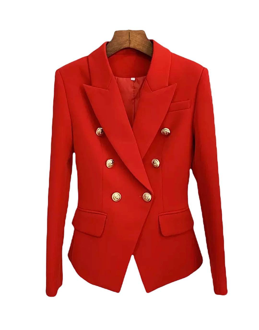 Women’s Double Breasted Slim Blazer