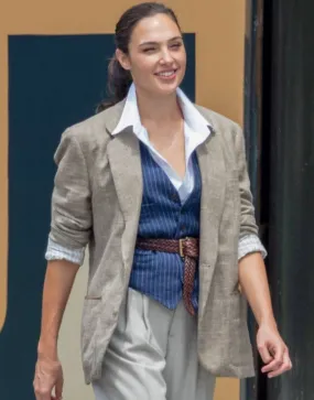 Wonder Woman 1984 Gal Gadot Coat - Diana Cotton Fleece Coat