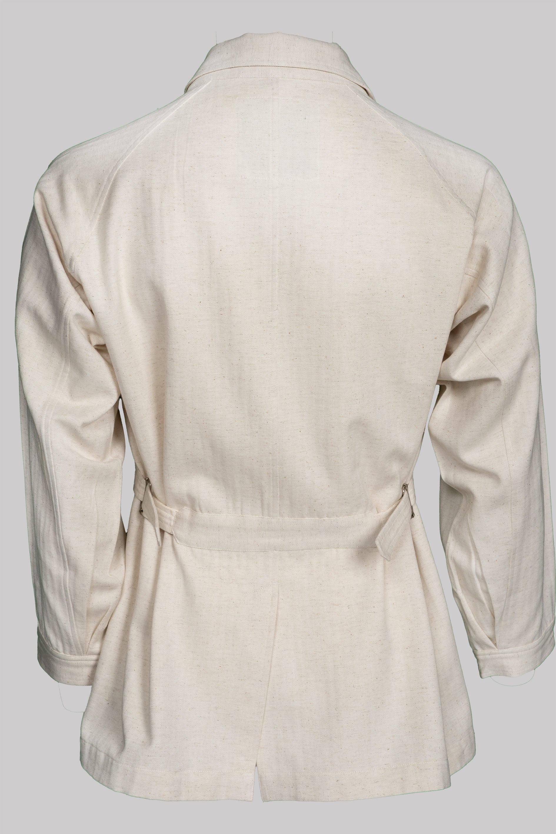 WORK-JACKET NATURAL 100% COTTON Herringbone-Thick