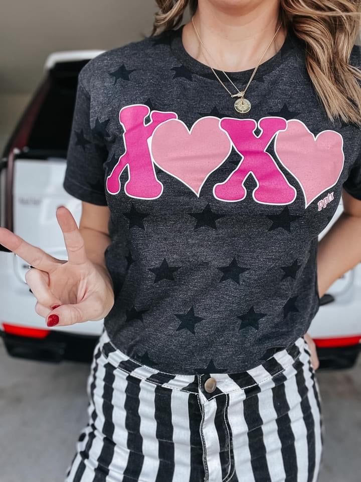 XOXO Star tee