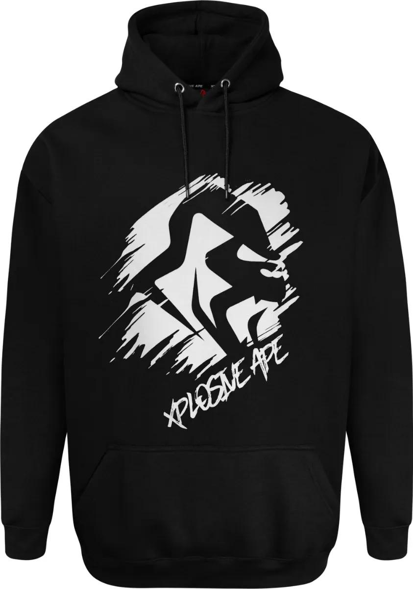 Xplosive Ape 4 Pack Vandal, Scrawl, Creeper & Cracked Hoody Set - Black