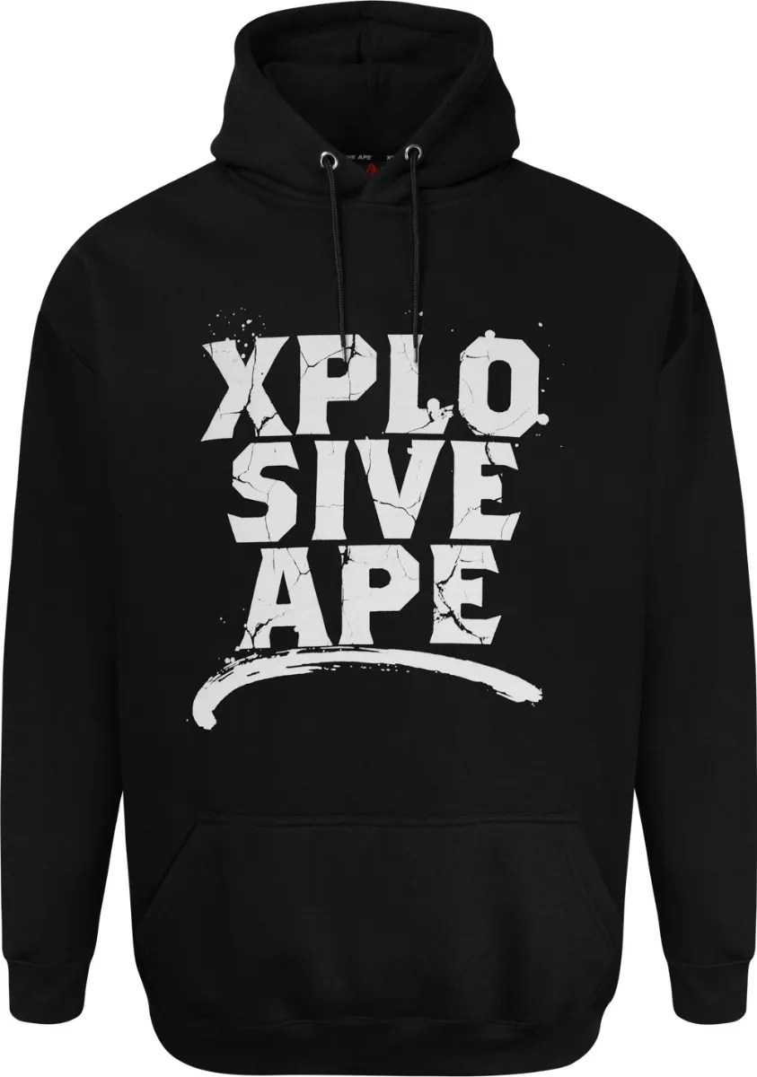 Xplosive Ape 4 Pack Vandal, Scrawl, Creeper & Cracked Hoody Set - Black